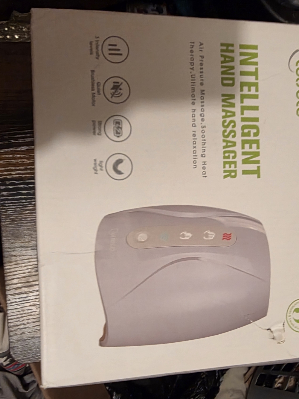 Intelligent Hand Massager - Light Gray